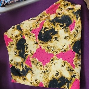 Lularoe Kitty Cats TC leggings